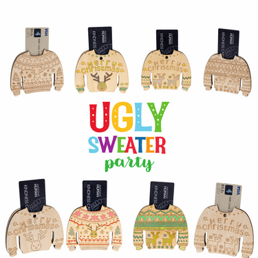 Christmas Jumper Gift Card Holder - Unicorn Fart Productions